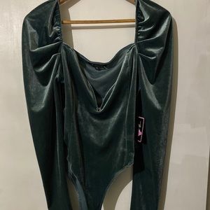Velvet bodysuit